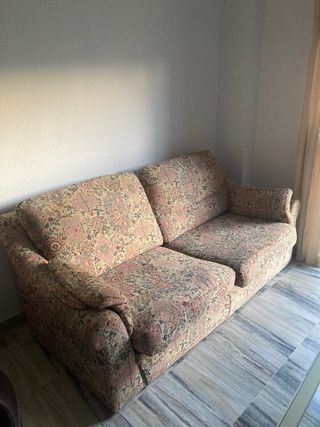 Sofá de 2 plazas estampado