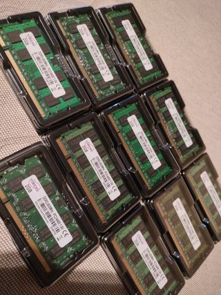 Lote 10 DDR2 2GB PC2-6400 800MHz RAM