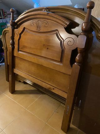 Cabecero roble cama 90