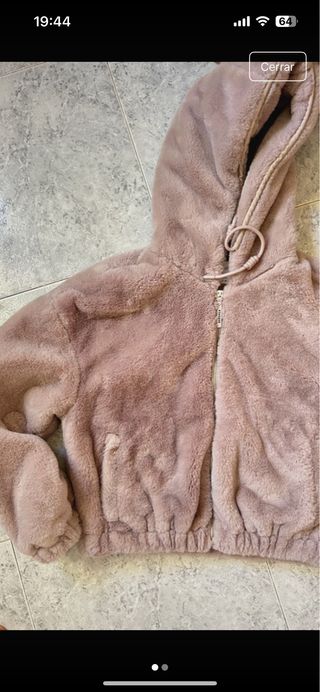Chaqueta de pelitos rosa