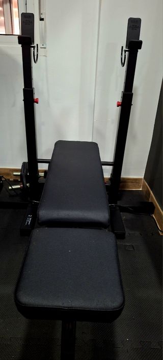 Kit Banco de pesas ajustable + pesas nuevas 