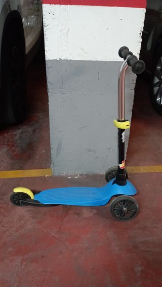 Patinete infantil 3 ruedas azul