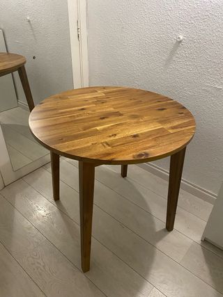 Mesa redonda madera de acacia NACKANÄS Ikea