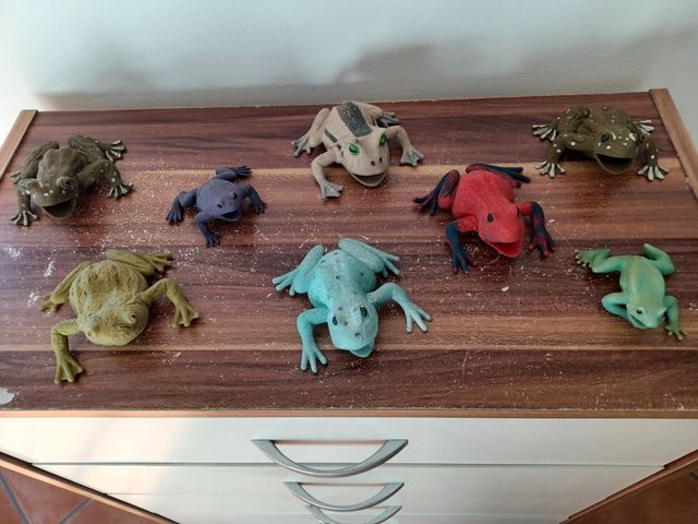 Set 8 ranocchi decorativi