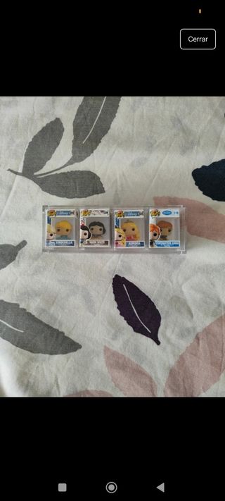 Lote 4 Mini Funko Pop Disney Princesas