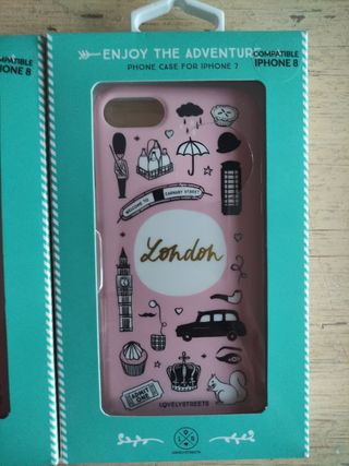 Lote 2 Fundas iPhone 7/8 London