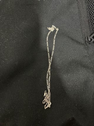 Cadena fina plata hombre