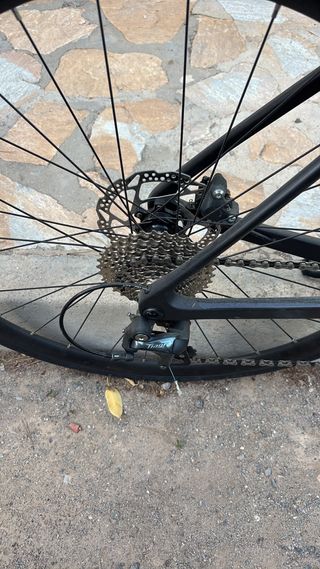 Bicicleta de carretera de carbono frenos de discos