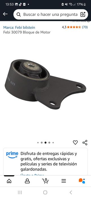 Febi Bilstein 30079 Soporte Motor