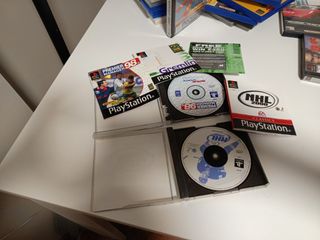 Premier Manager 98 + NHL 2000 PS1