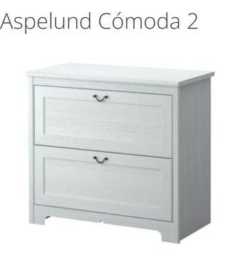 Cómoda Ikea Aspelund 2 cajones