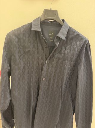 Camicia Armani Exchange Uomo Blu Taglia M