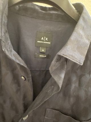 Camicia Armani Exchange Uomo Blu Taglia M