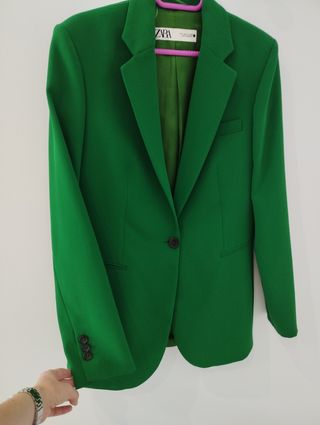 Blazer Zara Verde