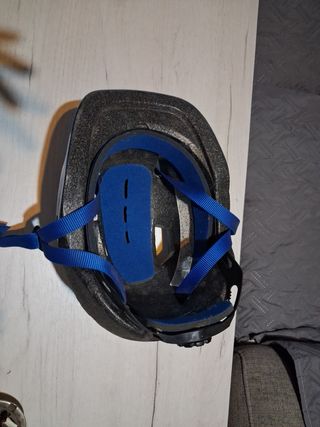 Casco Bici Niño BTWIN 53-56 cm Azul