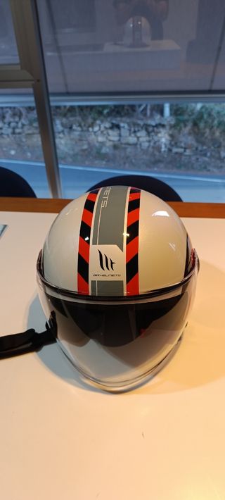 Casco de moto MT Helmets Jet Street, talla L