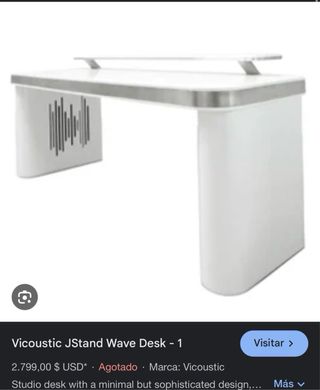 Mesa Escritorio producción estudio vicoustic 
