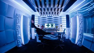 Mesa Escritorio producción estudio vicoustic 