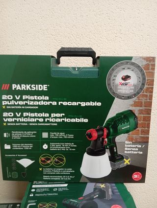 Pistola pulverizadora Parkside 20V nueva