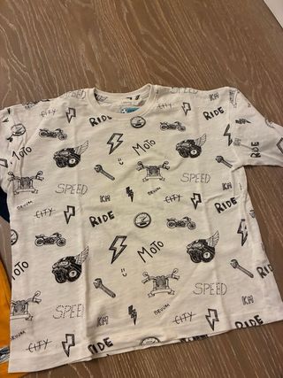 Pack 4 camisetas manga larga niño 5-6 años