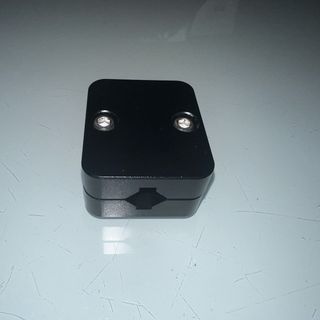 Soporte GPS Aluminio negro para barra de 12mm