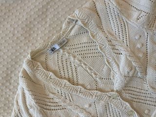 Chaqueta Zara Crochet Manga Corta