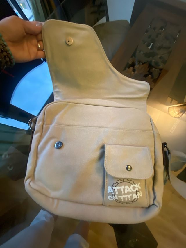 Bolso Bandolera Anime Manga Beige