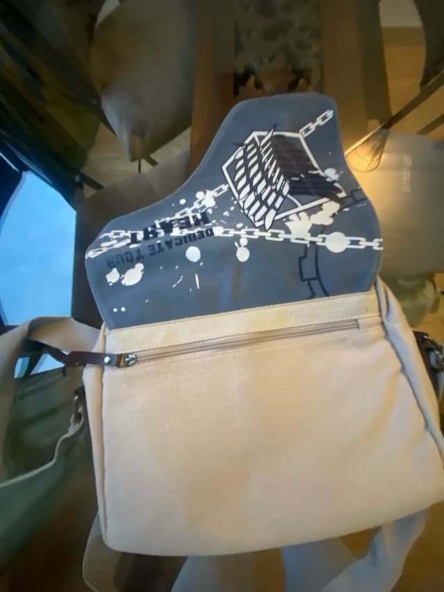 Bolso Bandolera Anime Manga Beige
