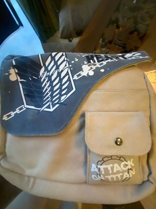 Bolso Bandolera Anime Manga Beige