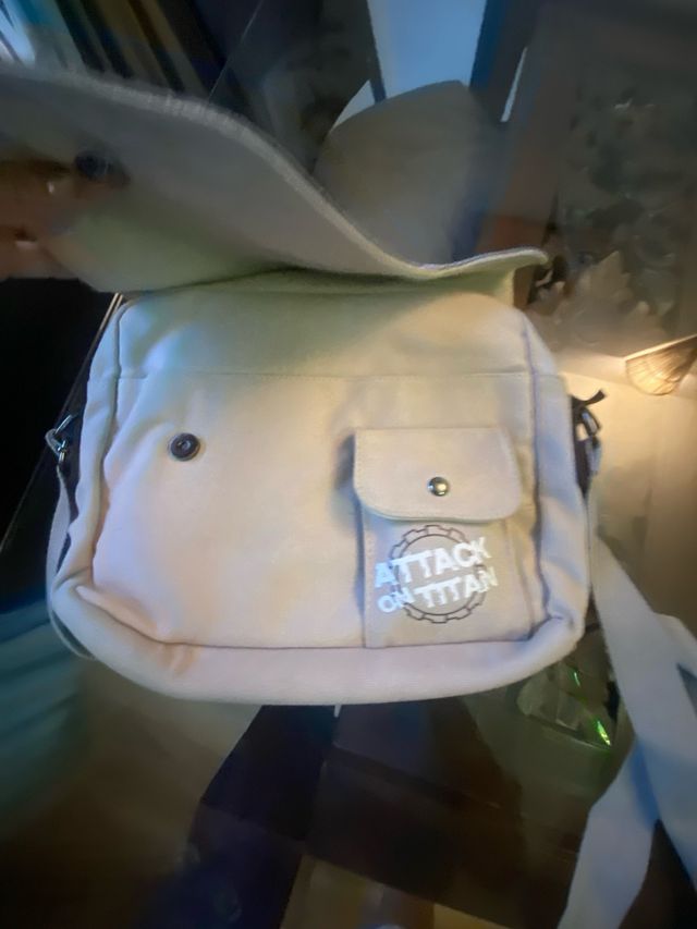 Bolso Bandolera Anime Manga Beige