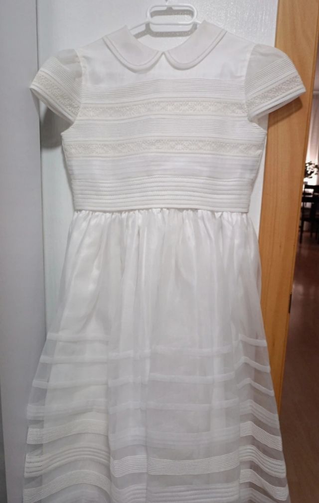 Vestido de Comunión Niña Blanco