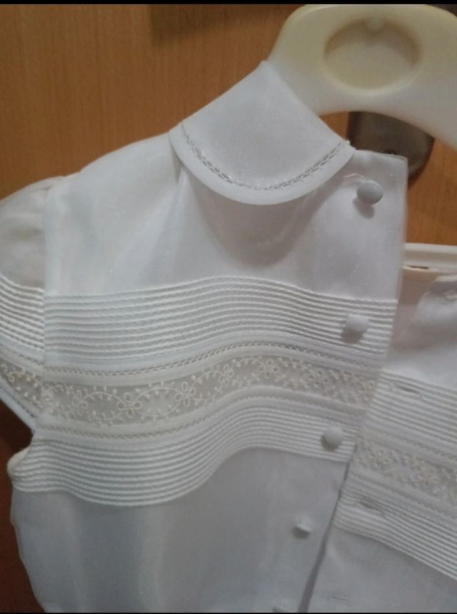 Vestido de Comunión Niña Blanco