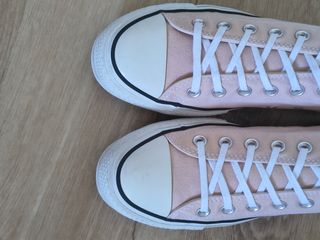 Converse con plataforma talla 40 color rosa nude