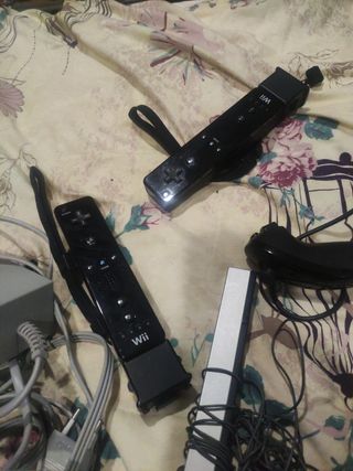 Consola Nintendo Wii Negra Completa