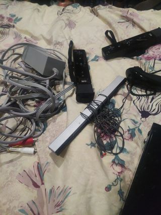 Consola Nintendo Wii Negra Completa