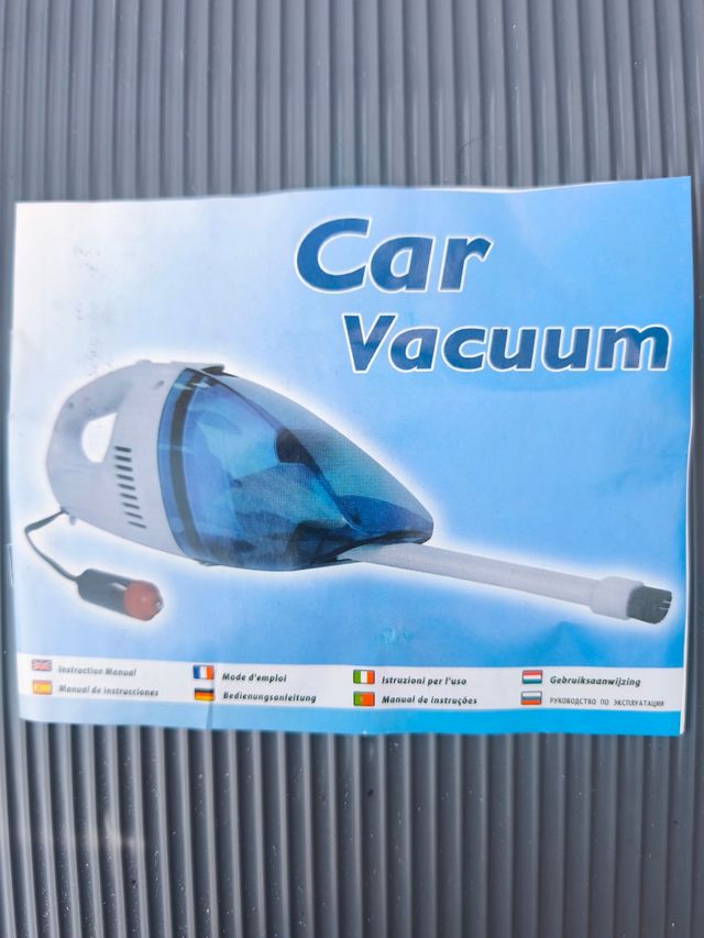 Aspirador Coche Manual Instrucciones