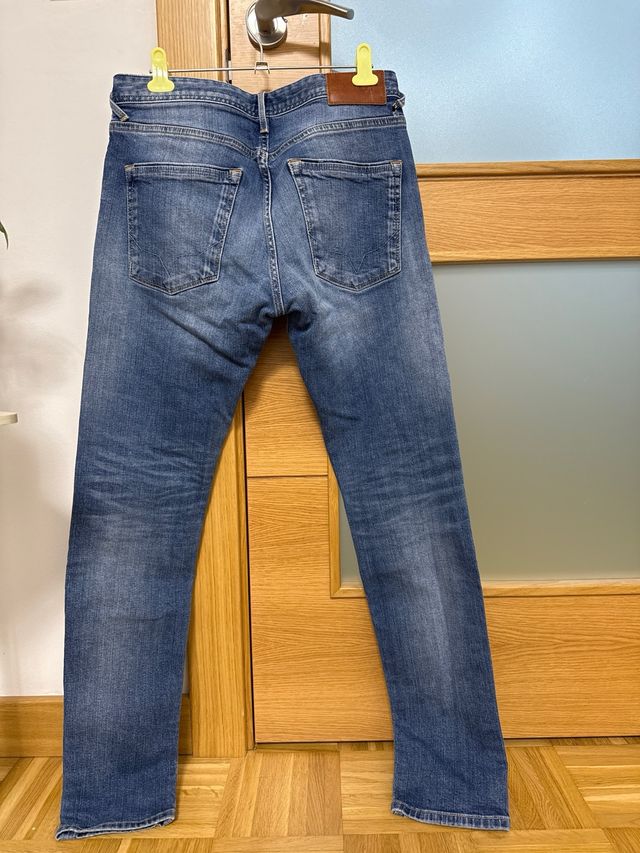 Vaqueros hombre azules