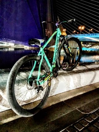 Bicicleta de montaña stunt verde megamo
