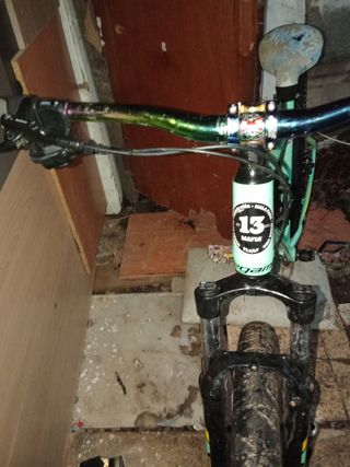 Bicicleta de montaña stunt verde megamo
