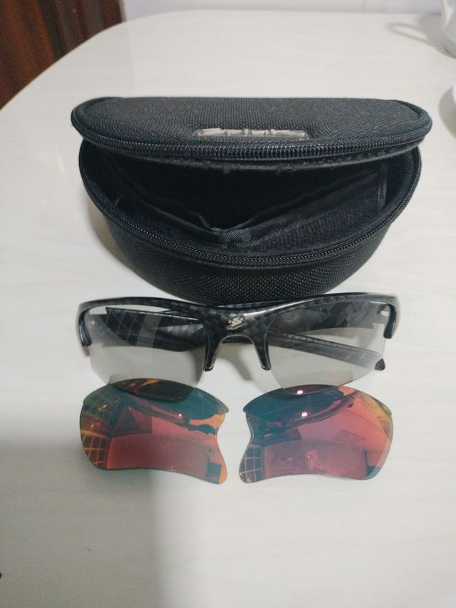 Gafas Ciclismo Deportivas con Estuche