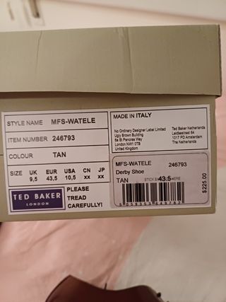 Zapatos hombre de piel Ted Baker London marrones