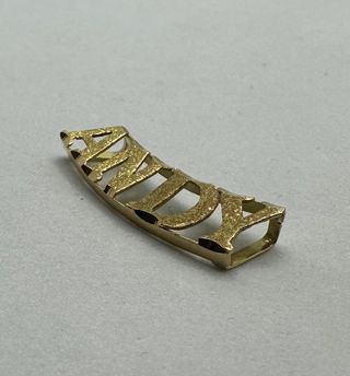 Colgante Nombre Andy de oro de 18k, 1.06 g.