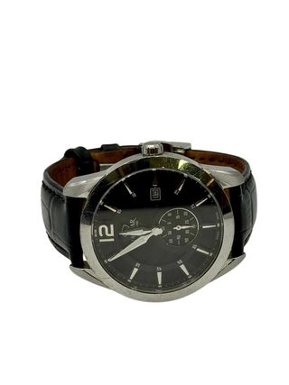 RELOJ PULSERA DE HOMBRE JAGUAR J663 CORREA CUERO ESFERA NEGRA