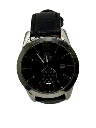 RELOJ PULSERA DE HOMBRE JAGUAR J663 CORREA CUERO ESFERA NEGRA
