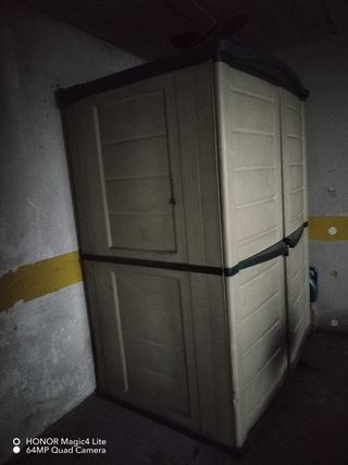 Caseta Trastero Plástico Beige