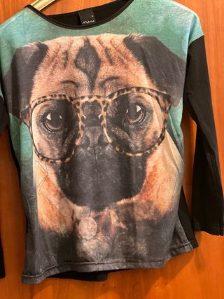 Maglia Malwee ragazza 14 anni con stampa cane