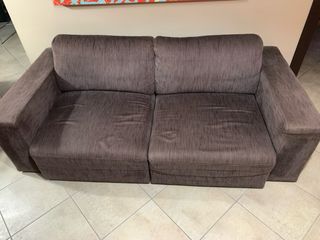 Divano 3 posti con sedute allungabili