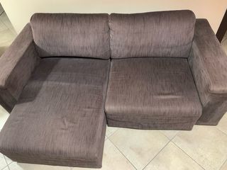 Divano 3 posti con sedute allungabili