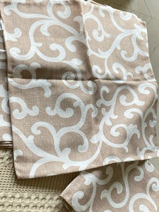 6 fodere cuscino 50x50 cm nuove