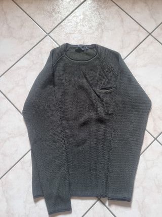 Maglione Sonny Bono verde scuro